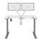Bestar Bestar Upstand 48W x 24D Standing Desk with Dual Monitor Arm in white 175860-000017 - alternate 9